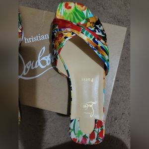 Christian  Louboutin Nicol  Flat Crepe Satin in  Good condition